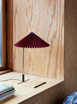 HAY - MATIN L OXIDE RED - LED cotton and brass table lamp by In Stock - view 3